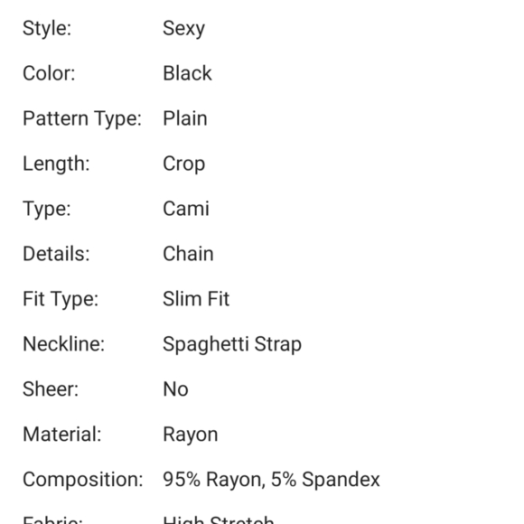 GOLD CHAIN LINK STRAP CROP TOP - Picture 6 of 6